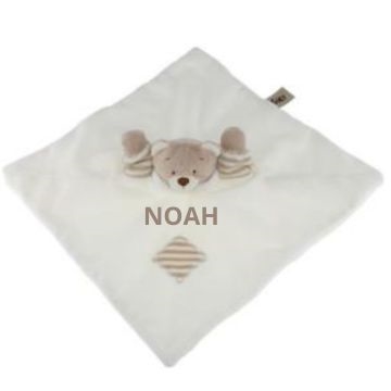 Nusseklud med navn Bamse / arme, Tinka Baby, Beige